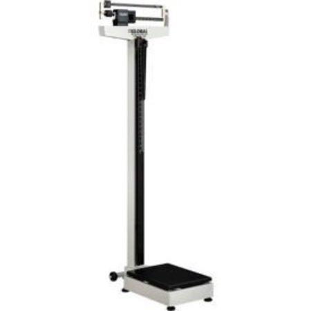 GLOBAL EQUIPMENT Physician Beam Scale with Height Rod EL